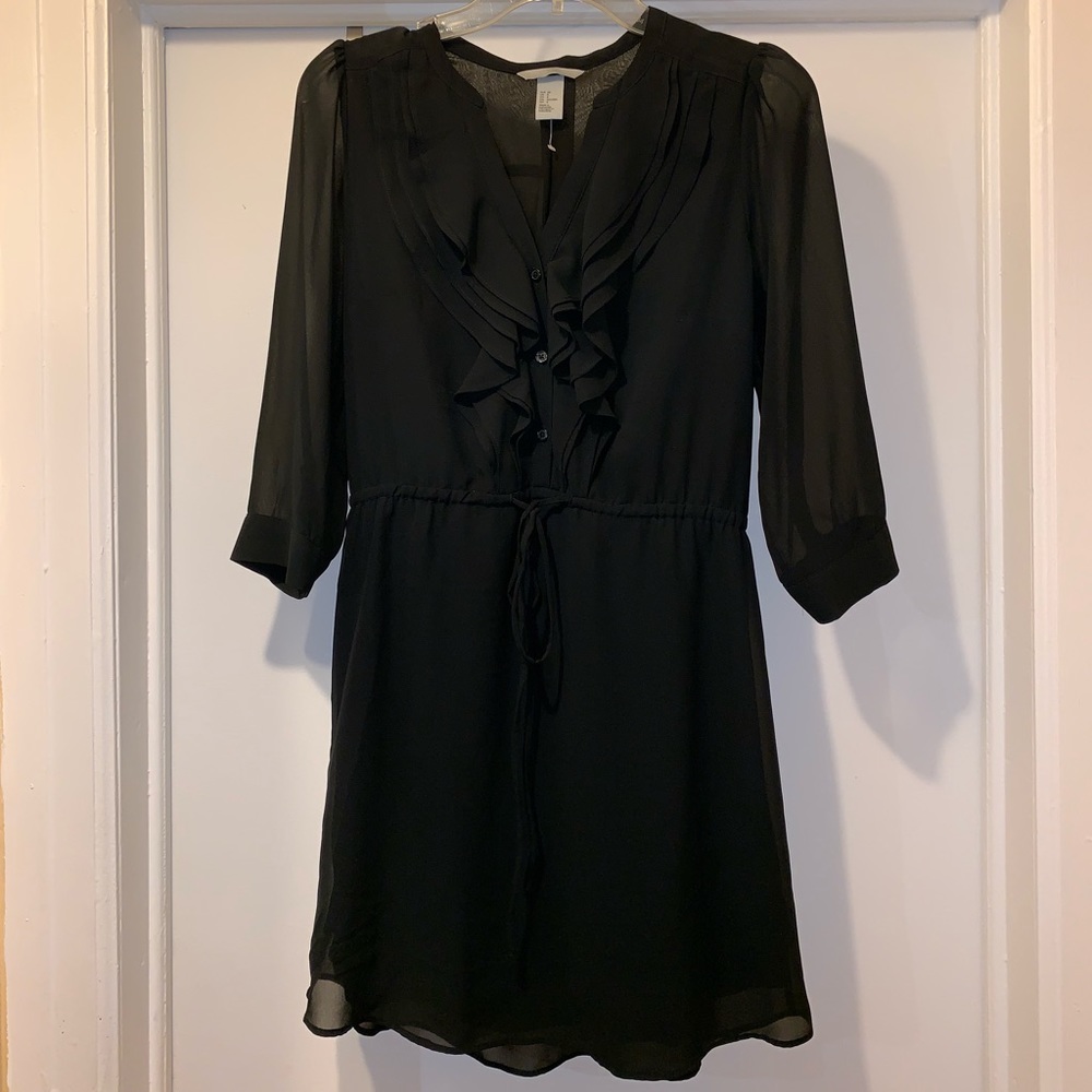 Sheer chiffon dress